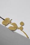Shop_Tachi_Gold Plated Metal The Rose Pendant_at_Aza_Fashions