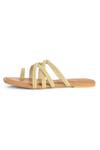 Sole House_Beige Lace Embellished Flats_at_Aza_Fashions