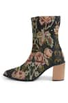 Buy_Sole House_Multi Color Floral Pattern Boots _Online_at_Aza_Fashions