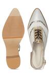 Sole House_White Embroidery Sequin Pointed Toe Heels _at_Aza_Fashions