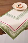 Buy Inheritance India Green Cotton Hand Block Print Table Mats Set Of 12 Online at Aza Fashions Buy_Inheritance India_Green Cotton Hand Block Print Table Mats Set Of 12_Online_at_Aza_Fashions