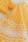 Buy_Tiny Pants_Yellow Georgette Embroidered Chikankari Blouse Lehenga Set _Online_at_Aza_Fashions