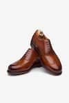 Buy_Bridlen_Brown Wingtip Oxford Shoes  _at_Aza_Fashions