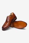 Buy_Bridlen_Brown Wingtip Oxford Shoes  _Online_at_Aza_Fashions