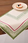 Buy Inheritance India Green Cotton Hand Block Print Table Mats Set Of 6 Online at Aza Fashions Buy_Inheritance India_Green Cotton Hand Block Print Table Mats Set Of 6_Online_at_Aza_Fashions