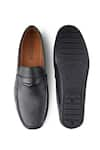 Shop_Rapawalk_Black Handcrafted Penny Moccasins Loafers  _at_Aza_Fashions