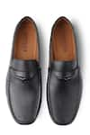 Buy_Rapawalk_Black Handcrafted Penny Moccasins Loafers  _Online_at_Aza_Fashions