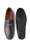 Shop_Rapawalk_Brown Handcrafted Penny Moccasins Loafers  _at_Aza_Fashions