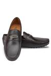 Rapawalk_Brown Handcrafted Penny Moccasins Loafers  _Online_at_Aza_Fashions