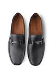 Buy_Rapawalk_Black Handcrafted T-buckle Moccasins Loafers  _Online_at_Aza_Fashions