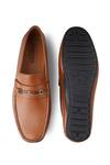 Shop_Rapawalk_Brown Handcrafted H-buckle Moccasins Loafers  _at_Aza_Fashions