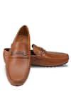 Rapawalk_Brown Handcrafted H-buckle Moccasins Loafers  _Online_at_Aza_Fashions