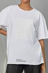 Quod_White Cotton Tie-up T-shirt_at_Aza_Fashions