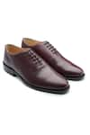 Buy_Rapawalk_Maroon Handcrafted Wholecut Oxford Shoes  _at_Aza_Fashions