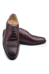 Rapawalk_Maroon Handcrafted Wholecut Oxford Shoes  _Online_at_Aza_Fashions