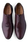 Buy_Rapawalk_Maroon Handcrafted Wholecut Oxford Shoes  _Online_at_Aza_Fashions