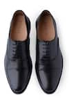 Buy_Rapawalk_Black Handcrafted Toe Cap Oxford Shoes  _Online_at_Aza_Fashions