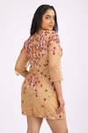 Shop_Ambrosia_Multi Color Round Sequin Embroidered Dress _at_Aza_Fashions