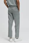 Shop_Terra Luna_Grey 100% Linen Nash Chinos _at_Aza_Fashions