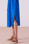 Shop_The Summer House_Blue Sabrina Midi Dress_Online_at_Aza_Fashions