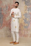 Buy Devnaagri White Cotton, Silk Chanderi Kurta Set at Aza Fashions Buy_Devnaagri_White Cotton, Silk Chanderi Kurta Set _at_Aza_Fashions