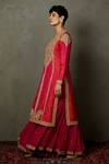Buy_RI.Ritu Kumar_Pink Kurta And Dupatta  Gharara & Cotton Embroidered Paniaba Set _Online_at_Aza_Fashions