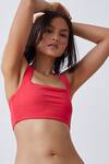 Buy_The Summer House_Coral Econyl Cate Bikini Top_Online_at_Aza_Fashions