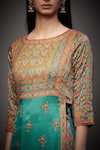 Shop RI.Ritu Kumar Green Kurta Silk Lining And Palazzo Viscose Dupatta Embroidered Set Online at Aza Fashions Shop_RI.Ritu Kumar_Green Kurta Silk Lining And Palazzo Viscose Dupatta Embroidered Set _Online_at_Aza_Fashions
