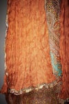 RI.Ritu Kumar_Orange Kurta Silk Lining And Dupatta Viscose Pant 90% Printed Set _at_Aza_Fashions