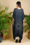 Shop_Dyelogue_Black Gajji Silk Bandhani Tunic _at_Aza_Fashions