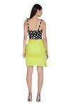 Shop_Three Piece Company_Green Cotton Ruffle Skirt_at_Aza_Fashions