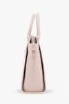 Buy_Tan & Loom_Pink Textured Pebble Grain Handbag _Online_at_Aza_Fashions