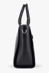 Buy_Tan & Loom_Black Textured Leather Bag _Online_at_Aza_Fashions