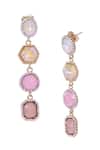 Buy Ishhaara Pink Crystals Embellished Dangler Earrings Online at Aza Fashions Buy_Ishhaara_Pink Crystals Embellished Dangler Earrings _Online_at_Aza_Fashions