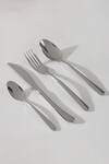 Buy_Table Manners_Silver Stainless Steel Majestic Cutlery Set With Egg Case_Online_at_Aza_Fashions