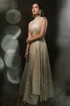 Reeti Arneja Ivory Organza, Taffeta Cut Day Dream And Cutdana Embroidered Bridal Lehenga Set at Aza Fashions Reeti Arneja_Ivory Organza, Taffeta Cut Day Dream And Cutdana Embroidered Bridal Lehenga Set _at_Aza_Fashions