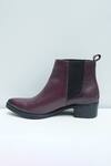 Myra_Maroon Sky Pointed Toe Boots_Online_at_Aza_Fashions