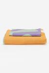 Buy_Kyoona_Purple 100% Cotton Printed The Matisse Meets Memphis Bedsheet Set_Online_at_Aza_Fashions