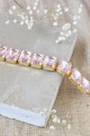 The Jewel Factor_Pink Crystal Embellished Choker Necklace _Online_at_Aza_Fashions