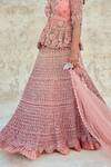 Buy Nikita Vishakha Pink Net, Mohair Metallic Thread, Embroidery, Hand Blouse And Mesh Lehenga Set Online at Aza Fashions Buy_Nikita Vishakha_Pink Net, Mohair Metallic Thread, Embroidery, Hand Blouse And Mesh Lehenga Set _Online_at_Aza_Fashions