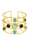 Buy_Ishhaara_Multi Color Stones Studded Bracelet _Online_at_Aza_Fashions