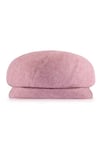 Shop_Hair Drama Co_Pink Broach Embellished Emily In Paris Metal Beret _Online_at_Aza_Fashions