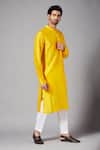 Buy Hilo Design Yellow Cotton, Lycra Solid Full Sleeve Kurta Set Online at Aza Fashions Buy_Hilo Design_Yellow Cotton, Lycra Solid Full Sleeve Kurta Set _Online_at_Aza_Fashions