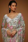 Buy Neeta Lulla White Tulle Cutdana, Sequin, Flower Vine V Dao Embroidered Saree With Blouse Online at Aza Fashions Buy_Neeta Lulla_White Tulle Cutdana, Sequin, Flower Vine V Dao Embroidered Saree With Blouse_Online_at_Aza_Fashions