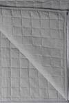 Buy_H2H_Grey Linen Embroidered Felipe Chequered Pattern Bedcover Set_Online_at_Aza_Fashions