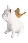 Buy H2h White Ceramic Bull Dog Angel Sculpture - Set Of 2 Online at Aza Fashions Buy_H2h_White Ceramic Bull Dog Angel Sculpture - Set Of 2_Online_at_Aza_Fashions