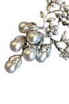 Buy_THE JEWEL FACTOR_White Grape Vine Shaped Earrings _Online_at_Aza_Fashions