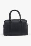 Buy_Tan & Loom_Black Textured Pebble Grain Leather Handbag _Online_at_Aza_Fashions