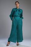 Buy_Koai_Green Silk Printed Palazzo _at_Aza_Fashions