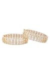 Buy Zevar By Geeta Gold Plated Diamonds Kundan Bangle Set Of 2 at Aza Fashions Buy_Zevar By Geeta_Gold Plated Diamonds Kundan Bangle Set Of 2_at_Aza_Fashions